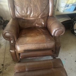 Leather Recliner 