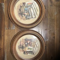 Vintage Paul Porter Painting “after The Hunt” 