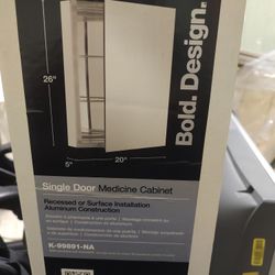 Kohler Medicine Cabinet 26 H X 20 W X 5 D