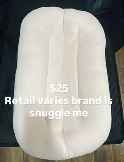 Snuggle me  pink pillow