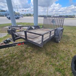 Open Trailer, Heavy Duty "2010" 6x12  Pulls Great Clean Documentation In Hand ✋️ READ DESCRIPTION FIRST, LEA PRIMERO. 