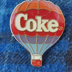 Coca Cola Air Balloon Pin