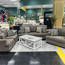 Dorsten 3 Piece Living Room Set 🍁Sofa & Loveseat & Oversized Chair🍁Brand New 