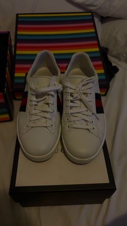 Gucci Ace Web Stripe Sneakers – Size 43