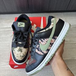 Nike Dunk Low SE Black Multi - Camo