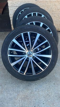 4 rims with the tires