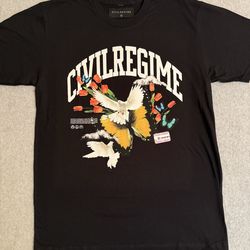 Civil Regime Black Graphic Shirt