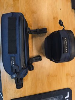 Almsthre bike frame bag and saddle bag