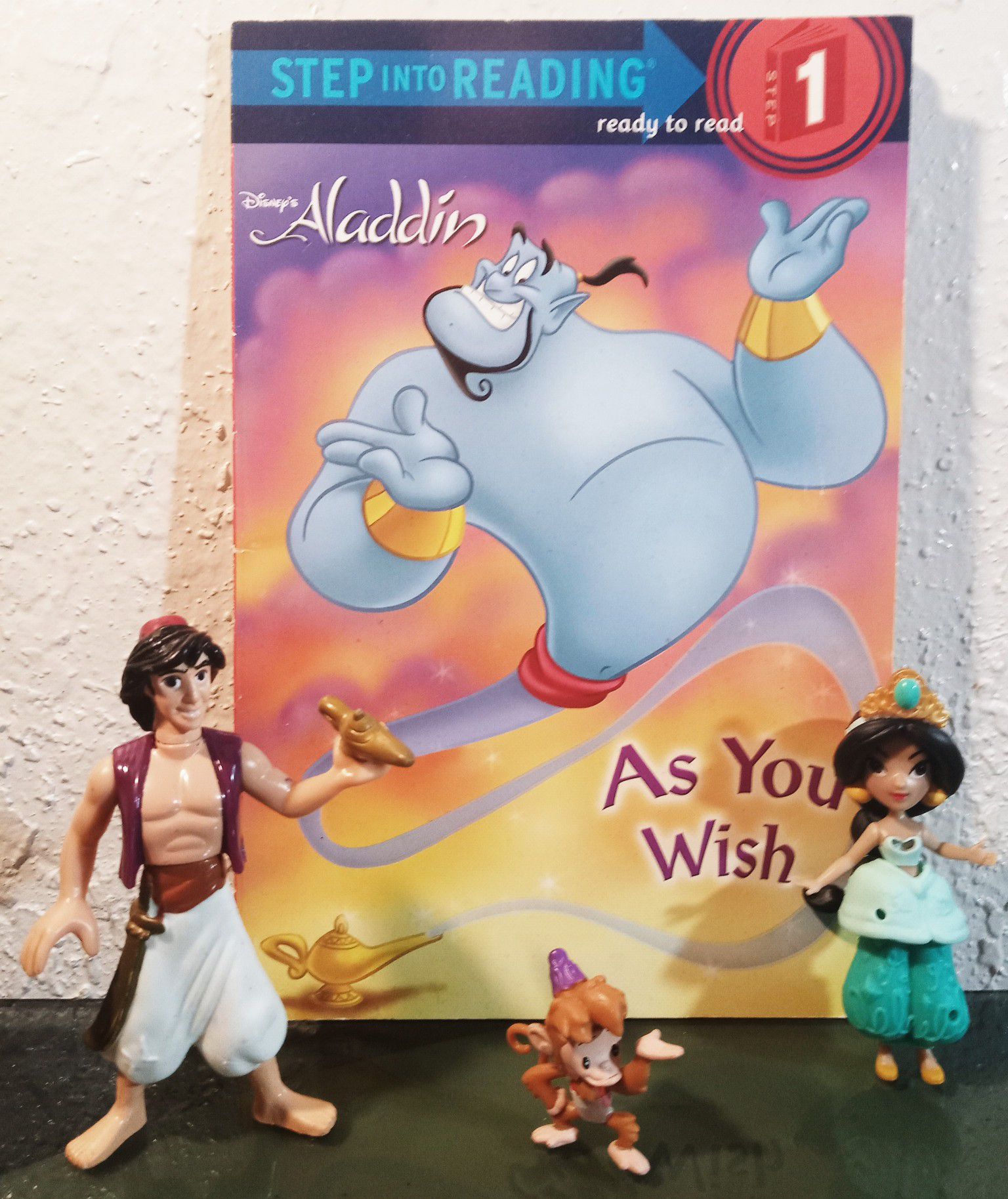 Disney Aladdin step into Reading + Figurines