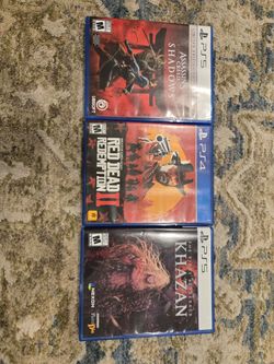 Playststion games(read description)