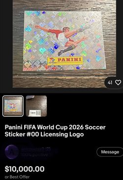 Panini sticker