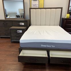 GORGEOUS CAROLINA KING BED SET!$799!*SAME DAY DELIVERY*NO CREDIT NEEDED*EASY FINANCING*HUGE SALE*