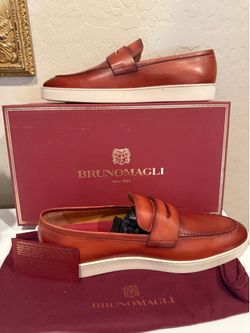 Bruno Magli Prato Penny Loafer men’s shoes new size 10.5 NWT