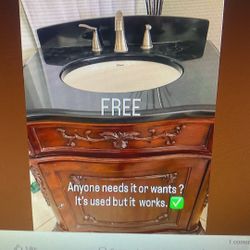 Free Free  Complete vanity for bathrooms
