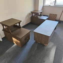 Coffee And End Tables. Formica.