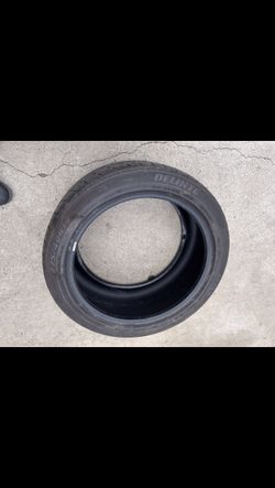1 - 275/40r19 Delinte Dh2 Tire Good80% Treads