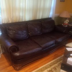 Sofa Set 2 Pieces And 2 End Table All Lether  Ashley Furniture