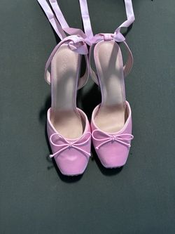 pink ballet heels