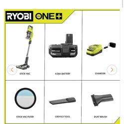 Ryobi cordless stick vacuum