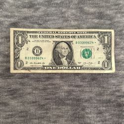 $1 2013 Duplicate Star Note FW