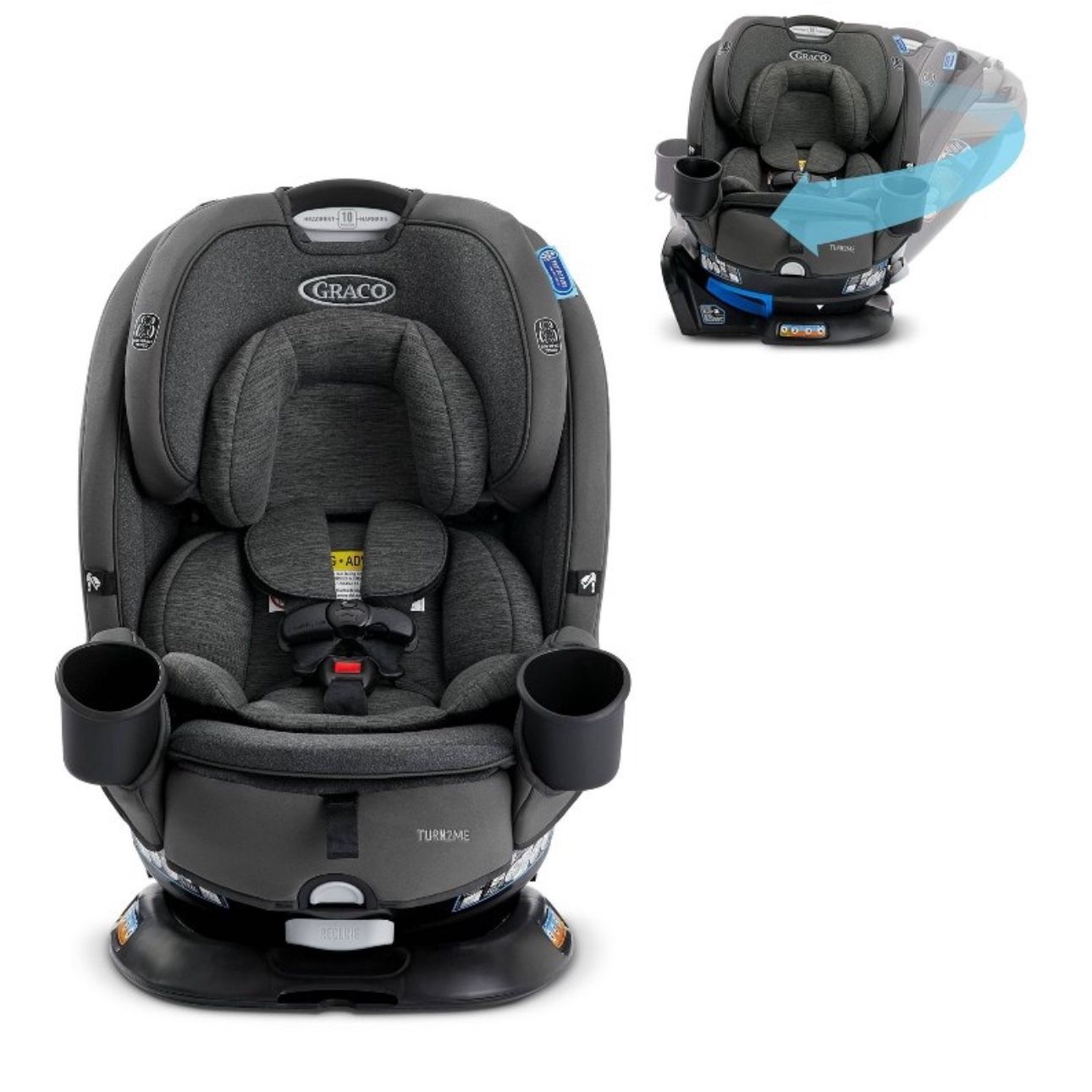 Graco Turn2Me 3-in-1 Rotating Convertible Car Seat - Manchester