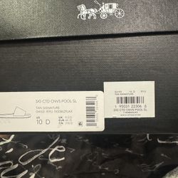 Coach size 10 Men’s 