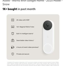 Google Nest Doorbell 3rd Gen  Brand New 