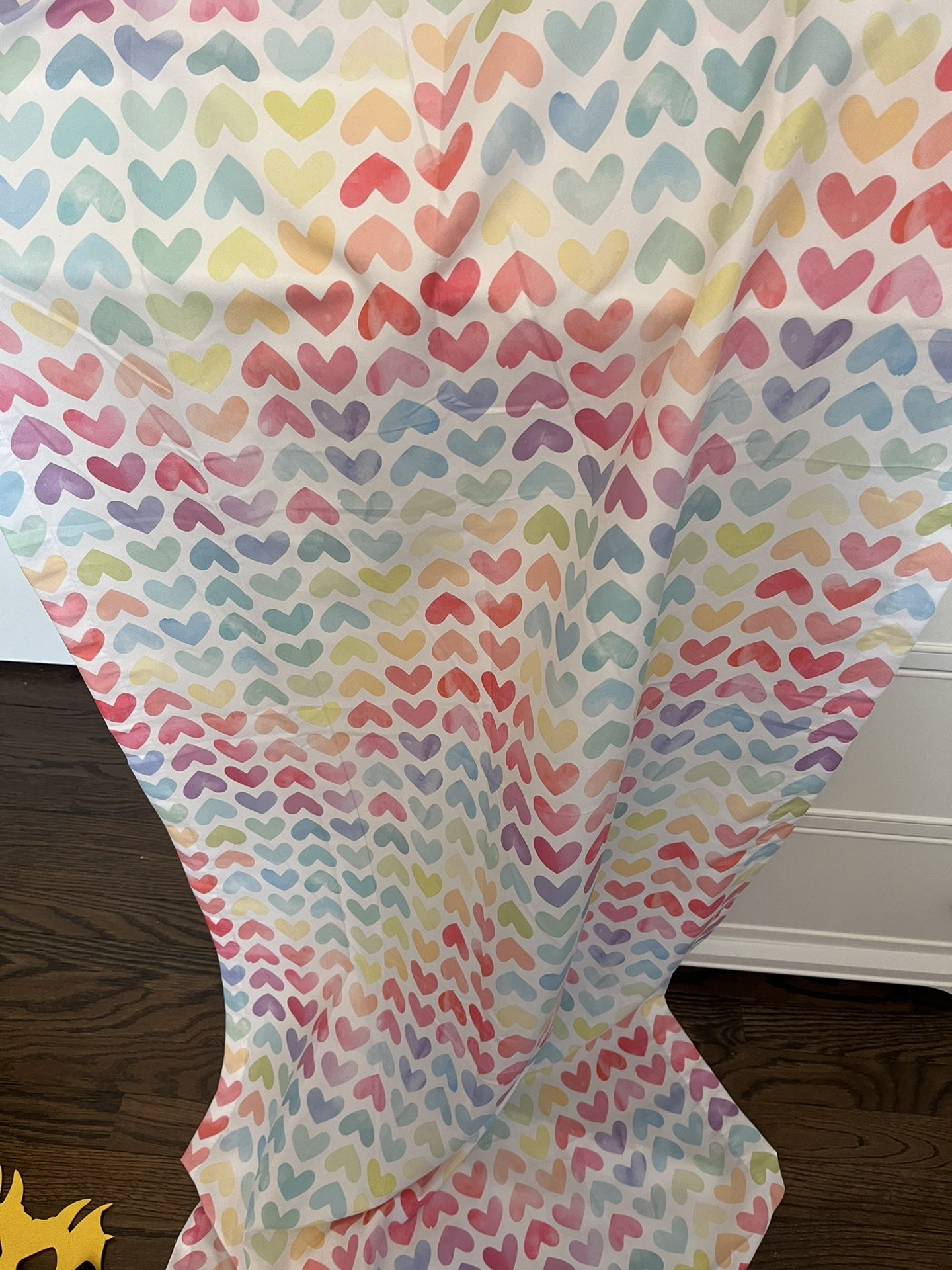 Heart Curtains. 4 Panels