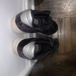 Blue Suede Air Force Ones