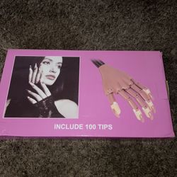 Practice hand for nails
