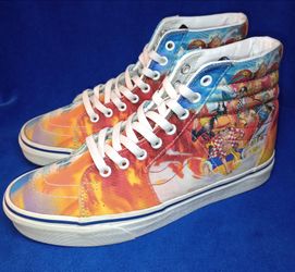 Men's Size 8 Vans Sk8 Hi x One Piece Punk Hazard