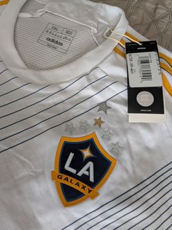Adidas LA Galaxy Mens 6 Star Championship Soccer Jersey Size XXL