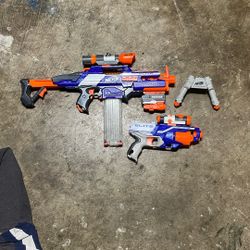 Nerf Guns- good condition 
