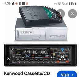 Kenwood stereo and cd changer