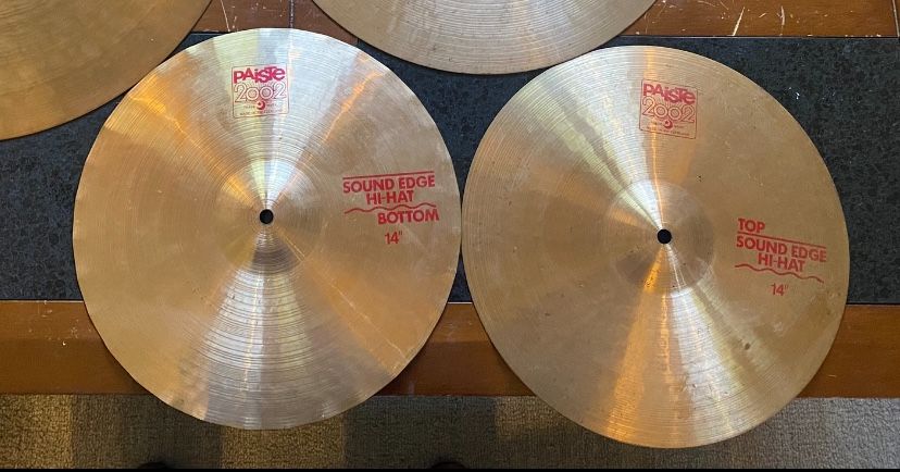 Paiste 2002 14” Sound Edge Hi Hat Cymbals