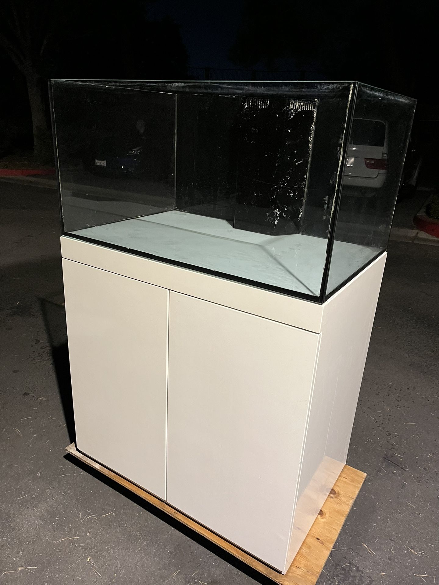 67g Rimless Reef Tank, Stand, And Sump. 