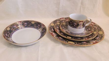 Muirfield Royal Paisley 5 Piece Place Setting China Kimberly McSparran