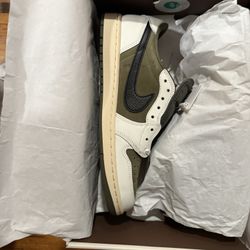 Travis Scott Jordan 1 Reverse Olive