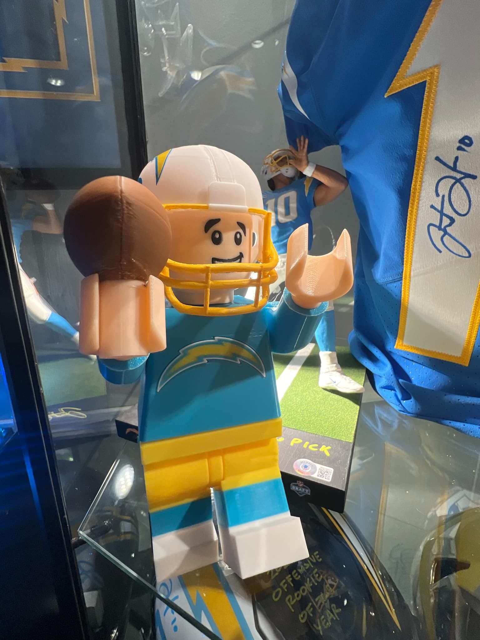 Justin Herbert 8 Inch 3D Print Lego