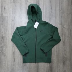 Nike Tech Fleece Forrest Green Jacket Mens Size Small