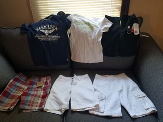Boys shirts and shorts size 6