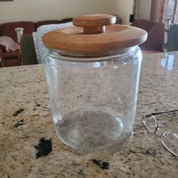 Glass Cookie Jar