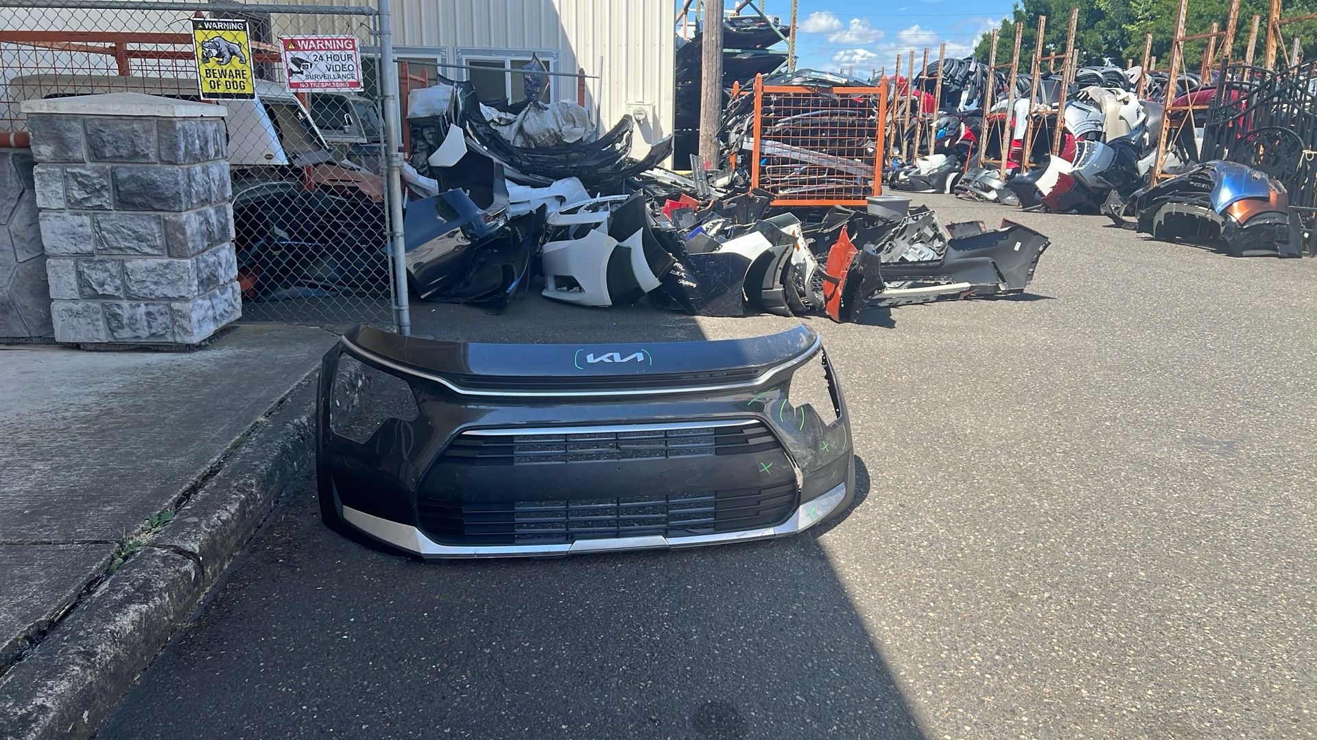 2023 To 2024 Kia Niro Front Bumper Assembly #B630