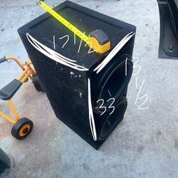 12inch Subwoofer With Ground shaker Box