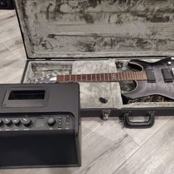 Schecter Guitar C-1 Platinum W/ Case & AMP TOO!