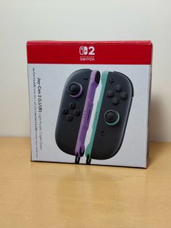 New!! Custom Translucent Black Switch 2 Joy-Cons with TMR Drift-Resistant Joysticks (Open Box)