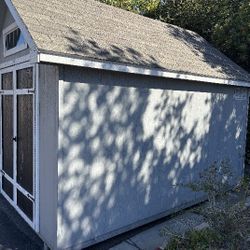 shed 8x12 new and professionally assembled