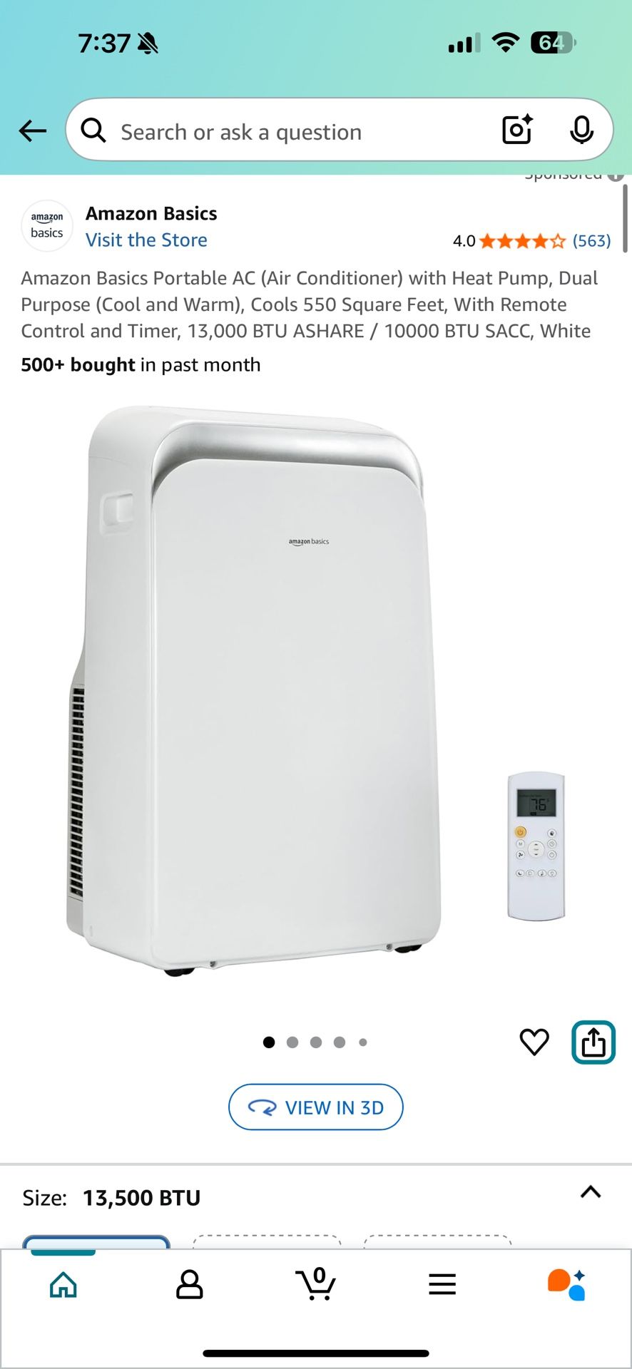 Portable AC unit