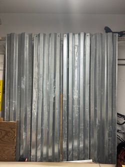 Steel hurricane panels