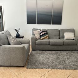 Grey Living Room Set - Excellent Condition!